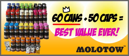 Molotow 60 Can Special is a great deal