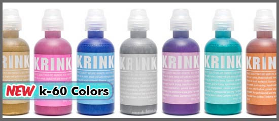 All new Krink K60 colors